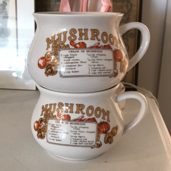 Retro/Vintage Soup Bowls made of Porcelain - Picture 7 of 7